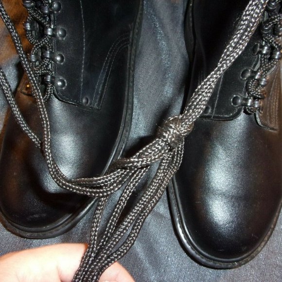 CORP BLACK LEATHER MILITARY SIZE 11R BOOTS BI 312 main image 6